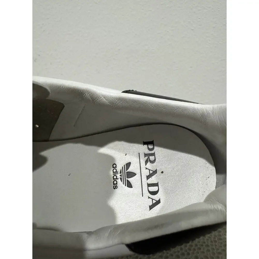 Adidas Superstar x PRADA White Black Men’s Size 9.5 Sneakers